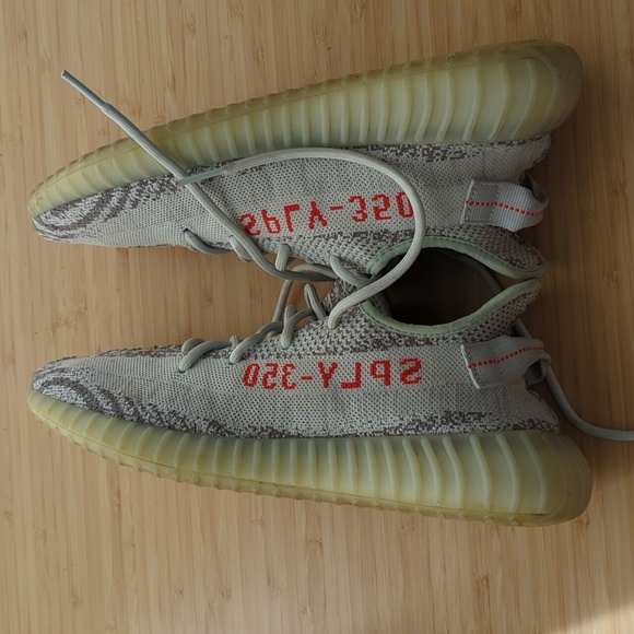 Adidas Yeezy Boost 350 Blue Tint, size US 12 - Picture 5 of 6